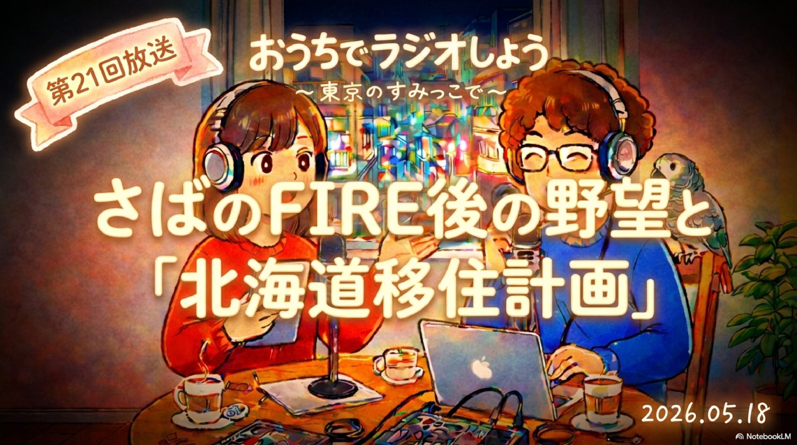 【第21回】さばのFIRE後の野望と「北海道移住計画」｜おうちでラジオしよう