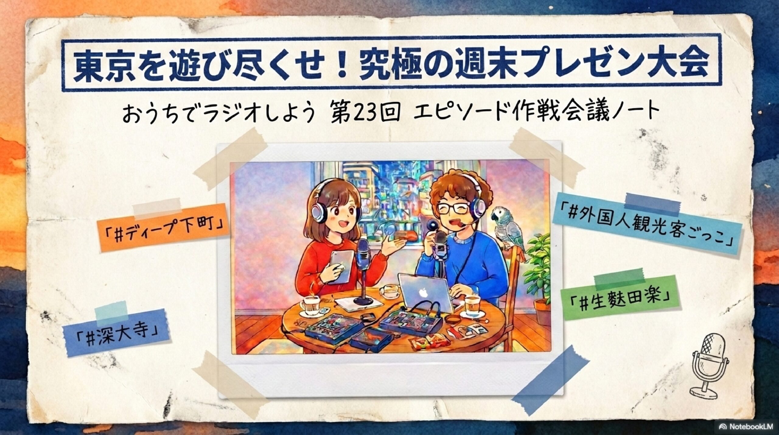 【第24回】外国人目線で東京観光!?東京都民の間に東京旅行に行こう|おうちでラジオしよう