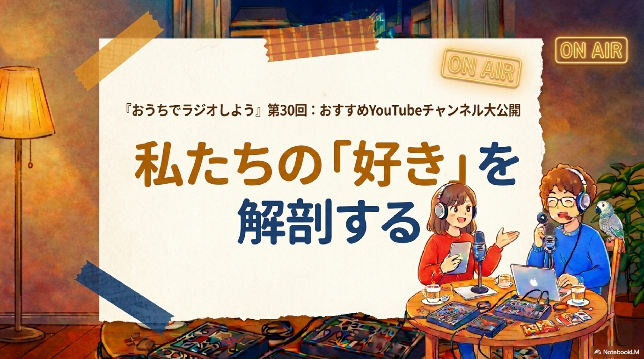 【第30回】おすすめYouTubeチャンネルを紹介します!|おうちでラジオしよう