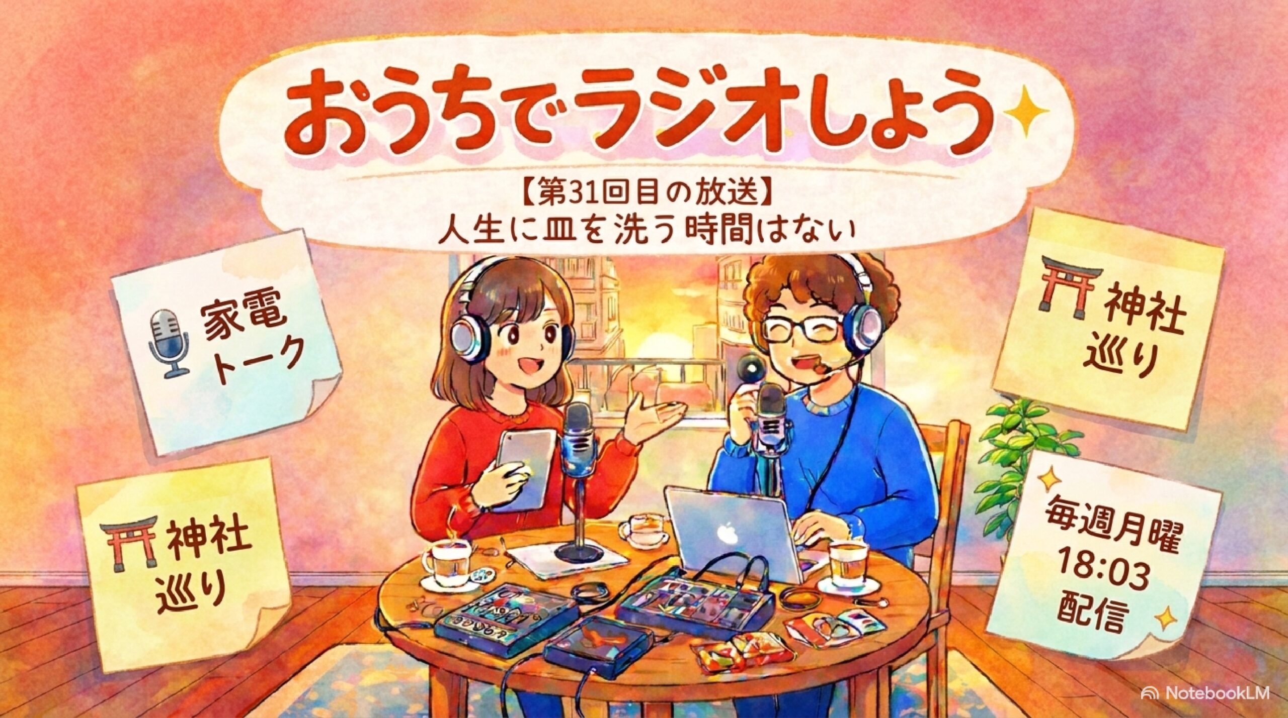 【第31回】人生に皿を洗う時間はない｜おうちでラジオしよう