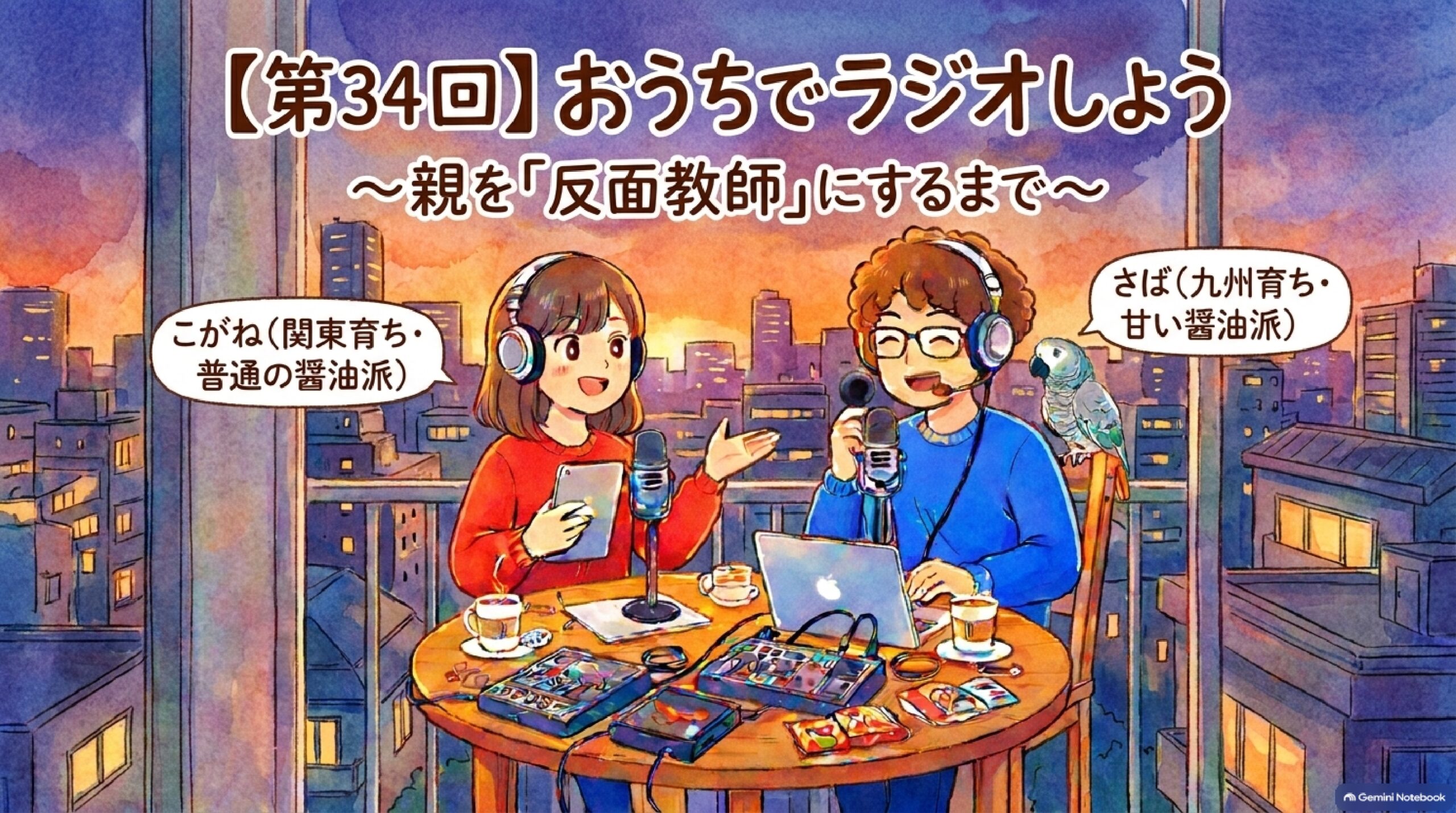【第34回】親を「反面教師」にするまで|おうちでラジオしよう